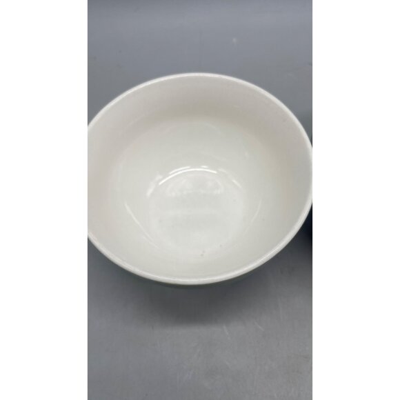 JCPenney Green & White Porcelain Bowls Set Of 2 By Home Collection 6x3.5" READ - Picture 2 of 7